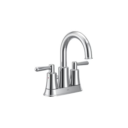 Moen Ember Chrome Two-Handle High Arc Bathroom Faucet 56911